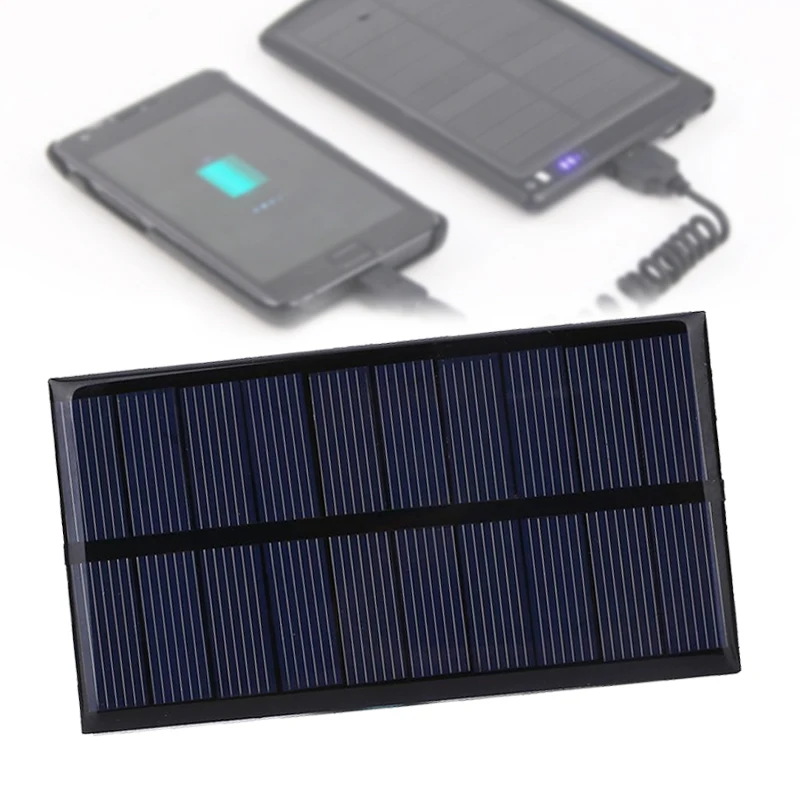 3 шт. солнечная панель 5 в 1 Вт Мини Солнечная система DIY для аккумулятора зарядные устройства для сотовых телефонов портативная солнечная панель 5 в 1 Вт Зарядное устройство
