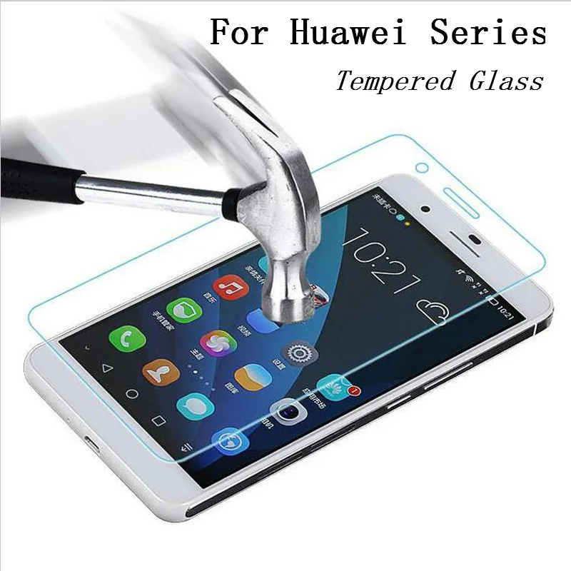 

9H Hard Slim tempered glass For Huawei P8/P9 Lite Y6 2018 P10 P20 Lite P smart For Honor 5C 8X Screen protector protective film