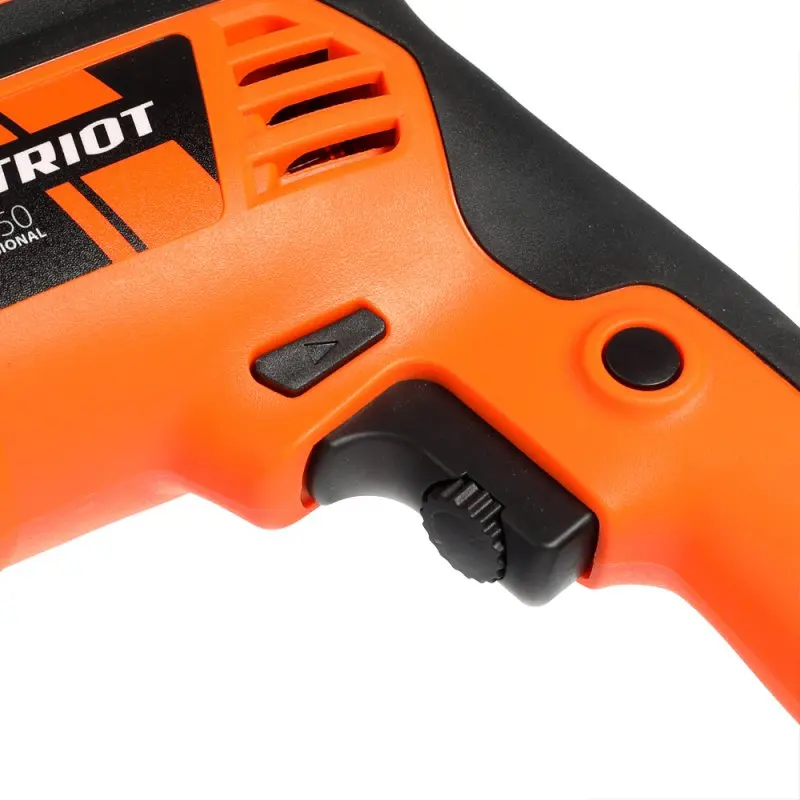 Дрель электрическая PATRIOT FD 450  (Мощность 550 Вт, число оборотов 0-2700 об/мин, макс.диаметр сверления 20 мм, регулировка скорости, реверс)