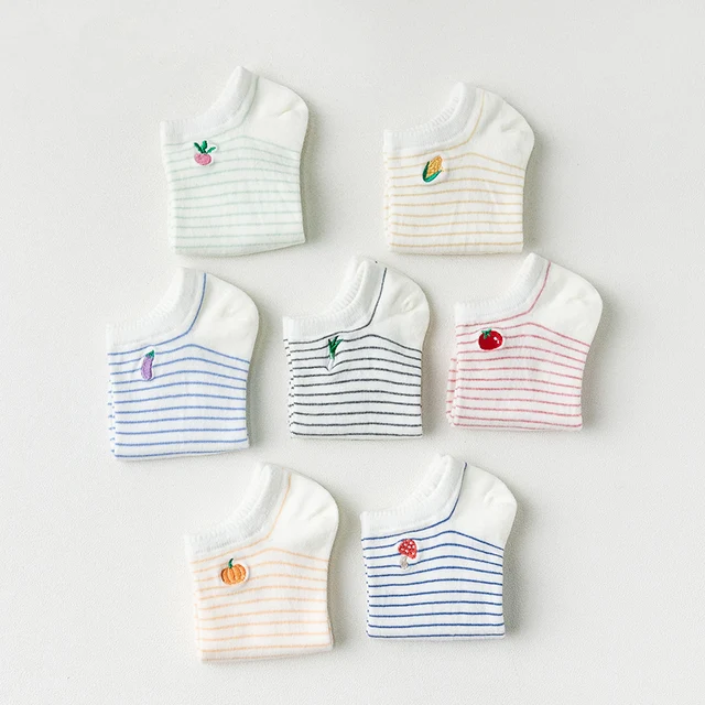 Набор носков "овощная смесь", 7 пар