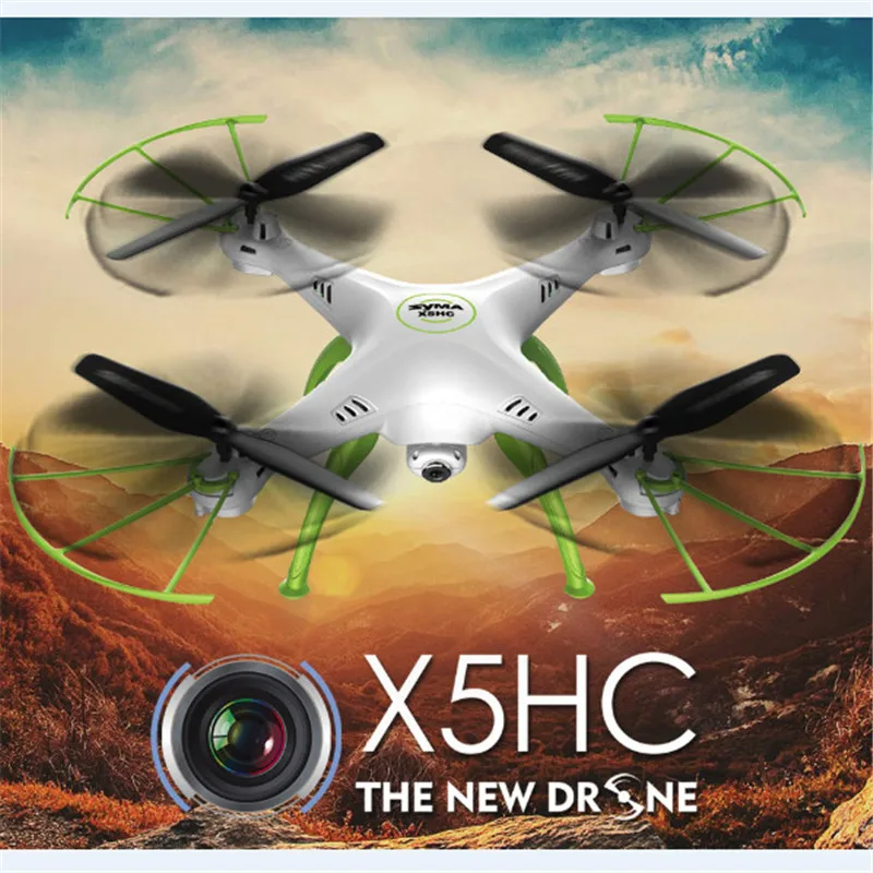 

Original Syma X5HC With 2MP HD Camera 2.4G 4CH 6 Axle Headless Mode RC Quadcopter RTF FPV Racing Drone
