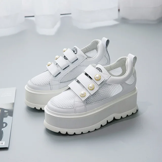 womens thick sole trainers