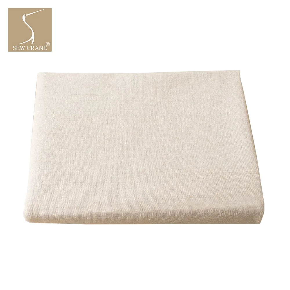 Vintage Pure Linen Fabric Antique White Grey Smooth Natural Craft 150cm Wide | Дом и сад