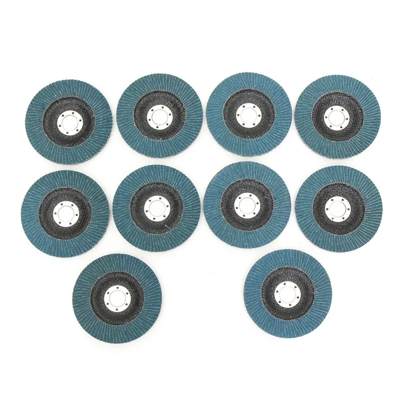 

10 PCS FLAP DISCS 125mm 5'' SANDING GRIT GRINDING WHEELS 40 60 80 120 16000RPM