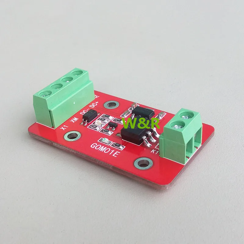 

GOM01E-3A 1 way solid state relay module / high or low level trigger / 60V / 3A optocoupler isolated output / level shifting