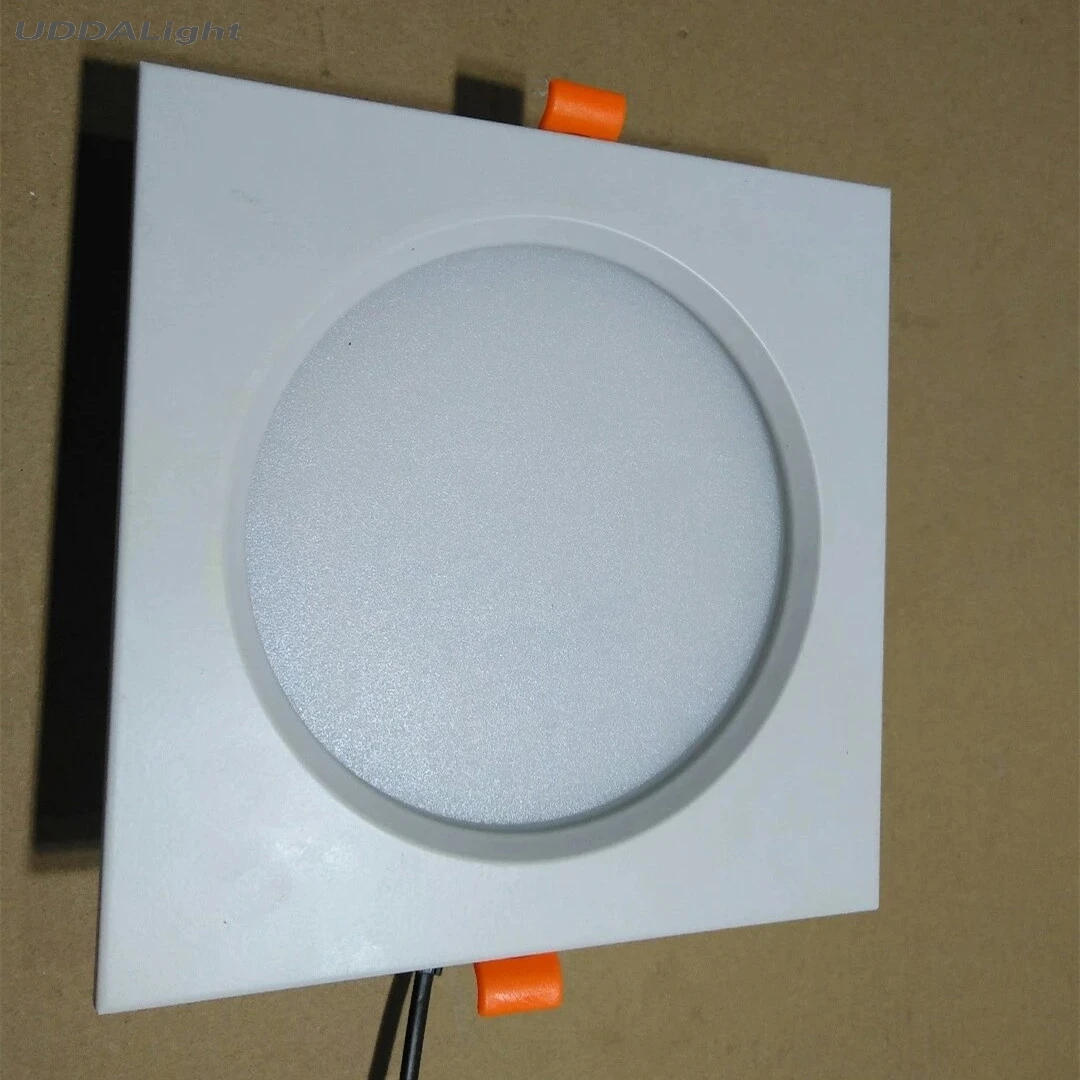 

10pcs/lot 166*166mm square light fixtures 12w downlight led cutout 140-150mm smd5730