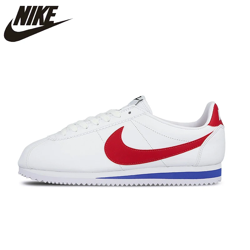 NIKE Classic Cortez Leather Oringinal Womens Running Shoes Stability Footwear Super Light Sneakers For Women Shoes#807471-103