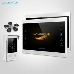 Homssecur 7 "проводной видео домофон системы 1.3MP пароль доступа