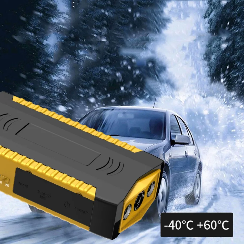 Водонепроницаемый многофункциональный автомобильный стартер 12V 4USB 600A