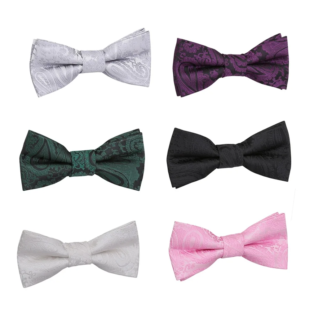 Пейсли Pre-Tied Bow Tie