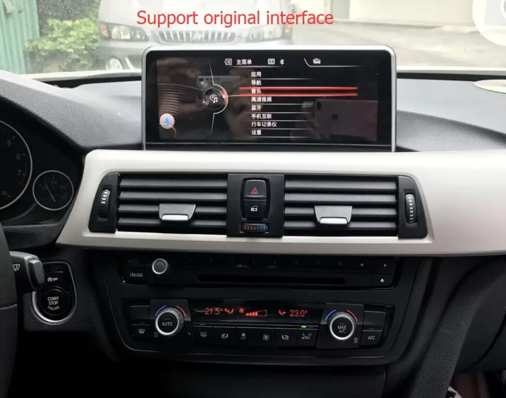 Discount 4G ram Android 9.0 Car monitor for BMW 3 4 Serise F30 F31 F32 F33 F34 F36 2012 - 2016 Stereo Radio Video Audio GPS Navi Headunit 2