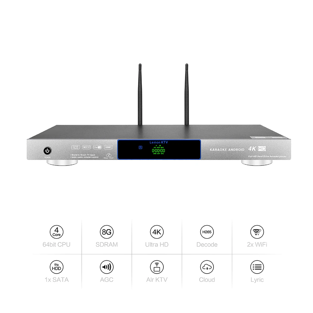 8856(1) Android HD Home Karaoke Player Sing Machine KTV System With