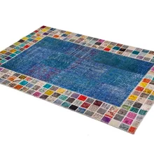 Турецкий ковер пэтчворк ручной работы из натуральной шерсти от производителя