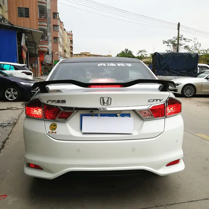 for honda city Spoiler 2015-2017 city lip Spoiler High Quality ABS
