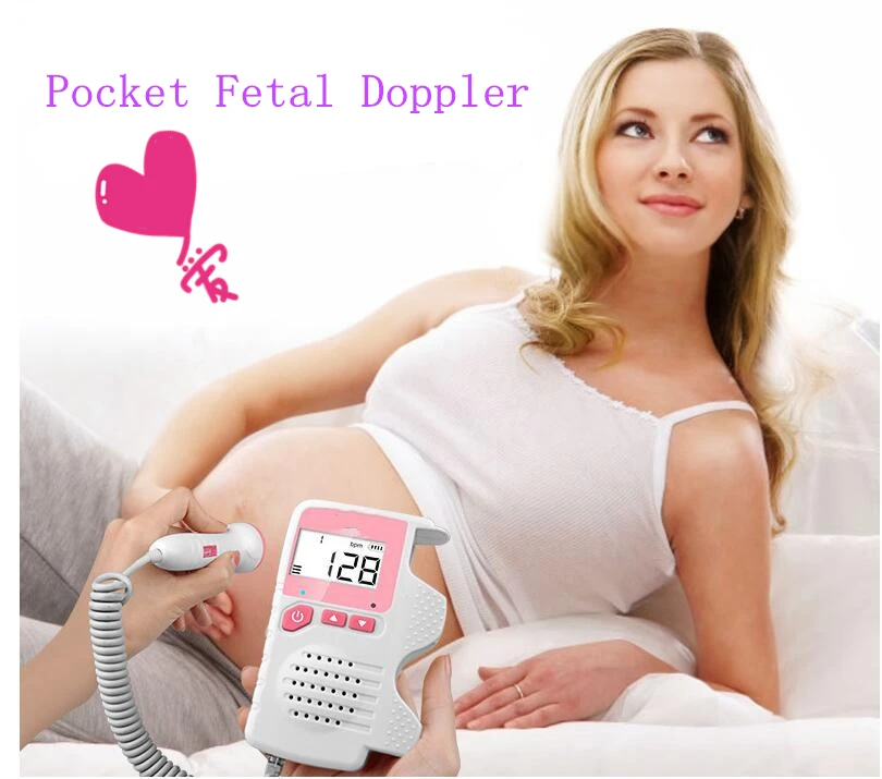 

Fetal Doppler Detector 4.5 LCD Display Portable Ultrasound Baby Doppler Heart Beat Rate Monitor Pregnant