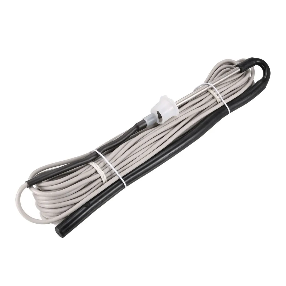 

Flexible Water Temperature Level Sensor Probe with 20M Cable 2/4 Cores for Solar Energy Water Heater Controller Side-Mounting