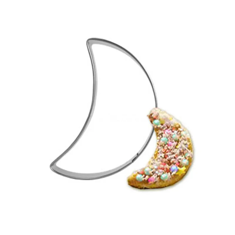 

Moon Molds for Cookies Egg Pasta Cutter Mousse Ring Small Kitchen Knives Appliances Stainless Steel Cheap Baking Fondant