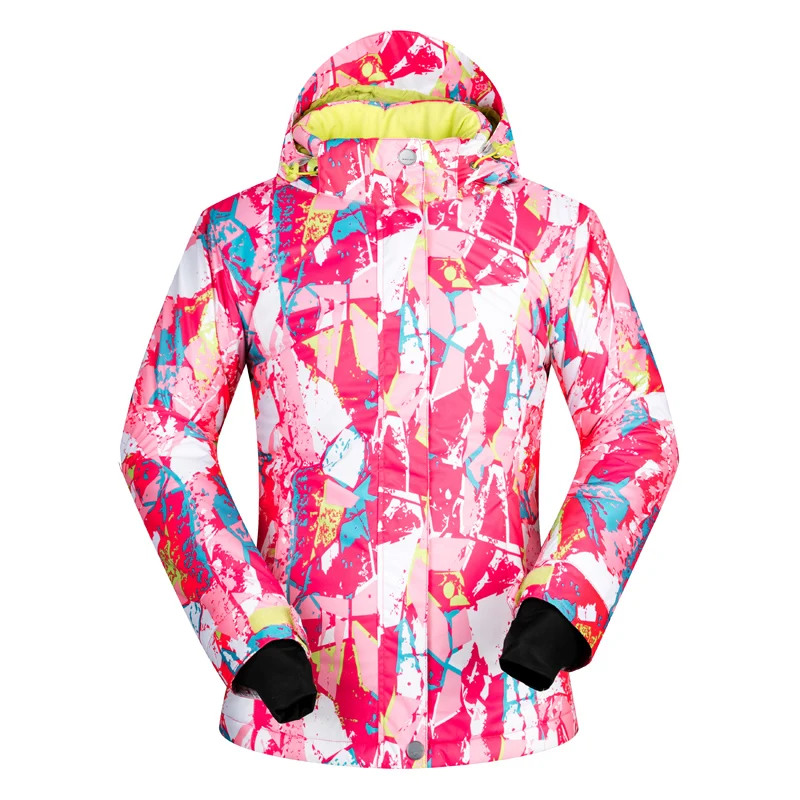 

Women Ski Jacket Waterproof Super Warm Snow Snowboard Jacket Thicken Outdoor Sport Wear Winter Skiing And Snowboarding Jacket