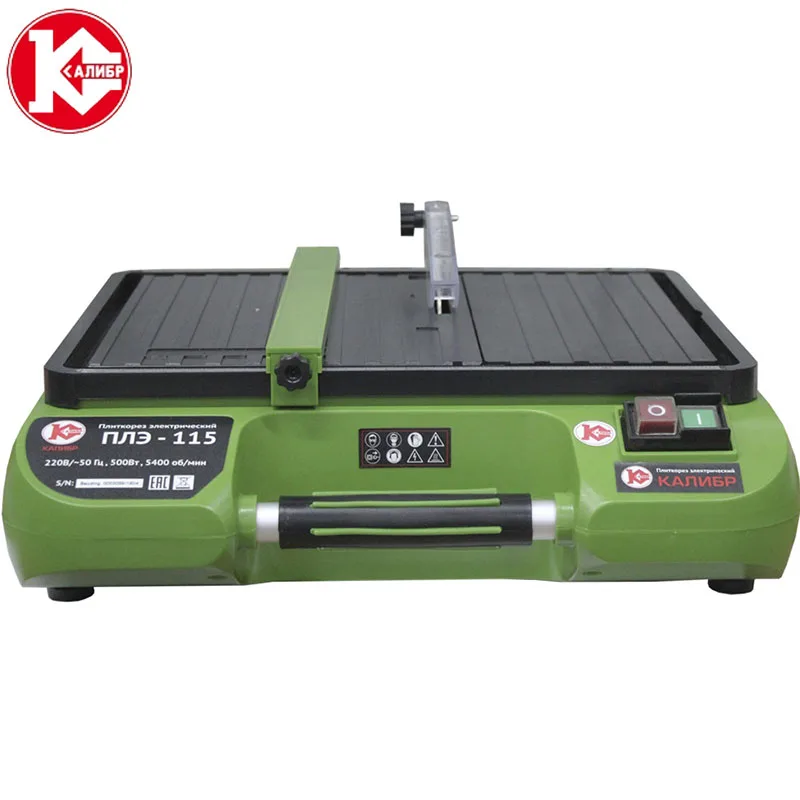 Kalibr PLE 115 electric tile cutting machine Small multifunctional stone floor tile jade cutting