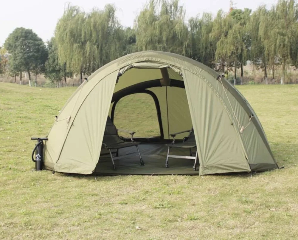 3-4 Person outdoor family inflatable canopy gazebo carp fishing family camping tube automatic air tent with zippered door 3-4 Person outdoor family inflatable canopy gazebo carp fishing family camping tube automatic air tent with zippered door