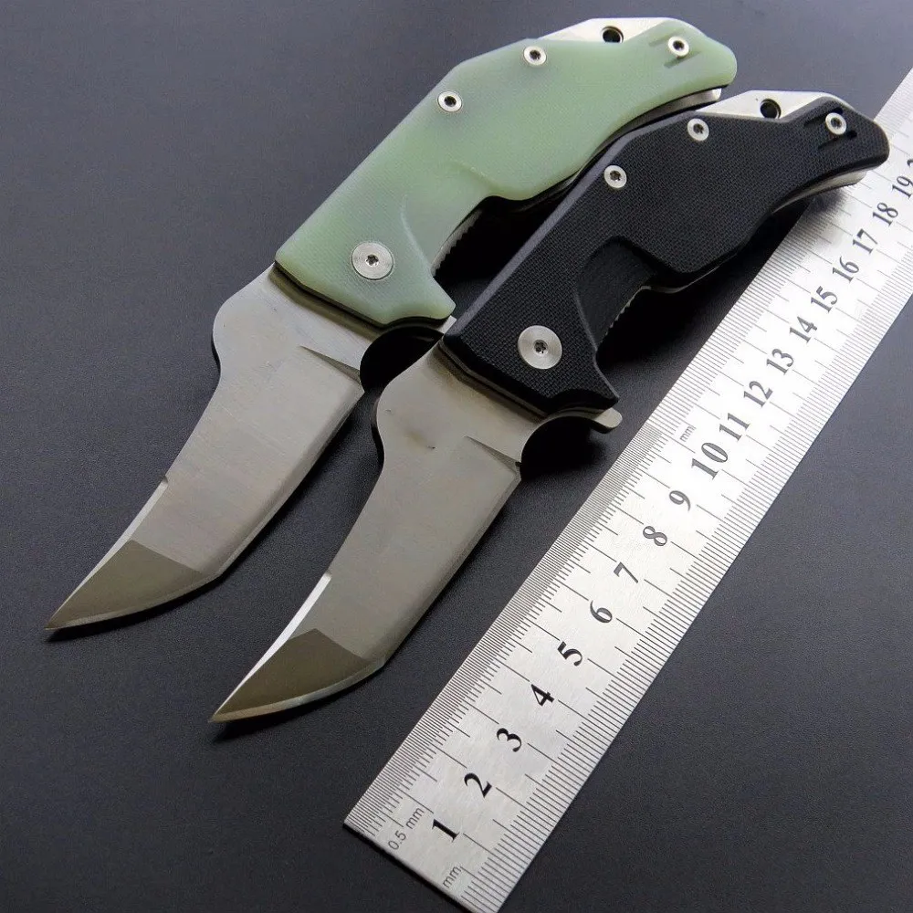 

C168 Folding Knife 9CR18MOV Blade 3Colour G10 Handle hunting survival knives Outdoor Camping Tactical survival Knife Hand Tools