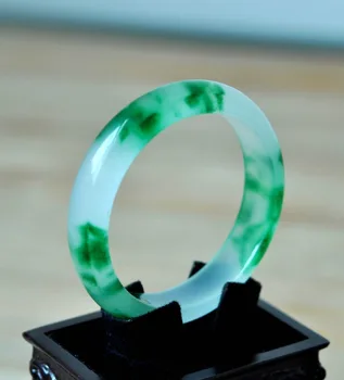 

Details about Chinese Natural Jades Jadeite Bangle blue Bracelet 58-64mm+box