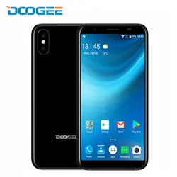 DOOGEE X55 3g Dual Sim смартфон 5,5 "18:9 полный Экран мобильного телефона Android 7,0 MTK6580 4 ядра 1G + 16G 8MP Камера отпечатков пальцев