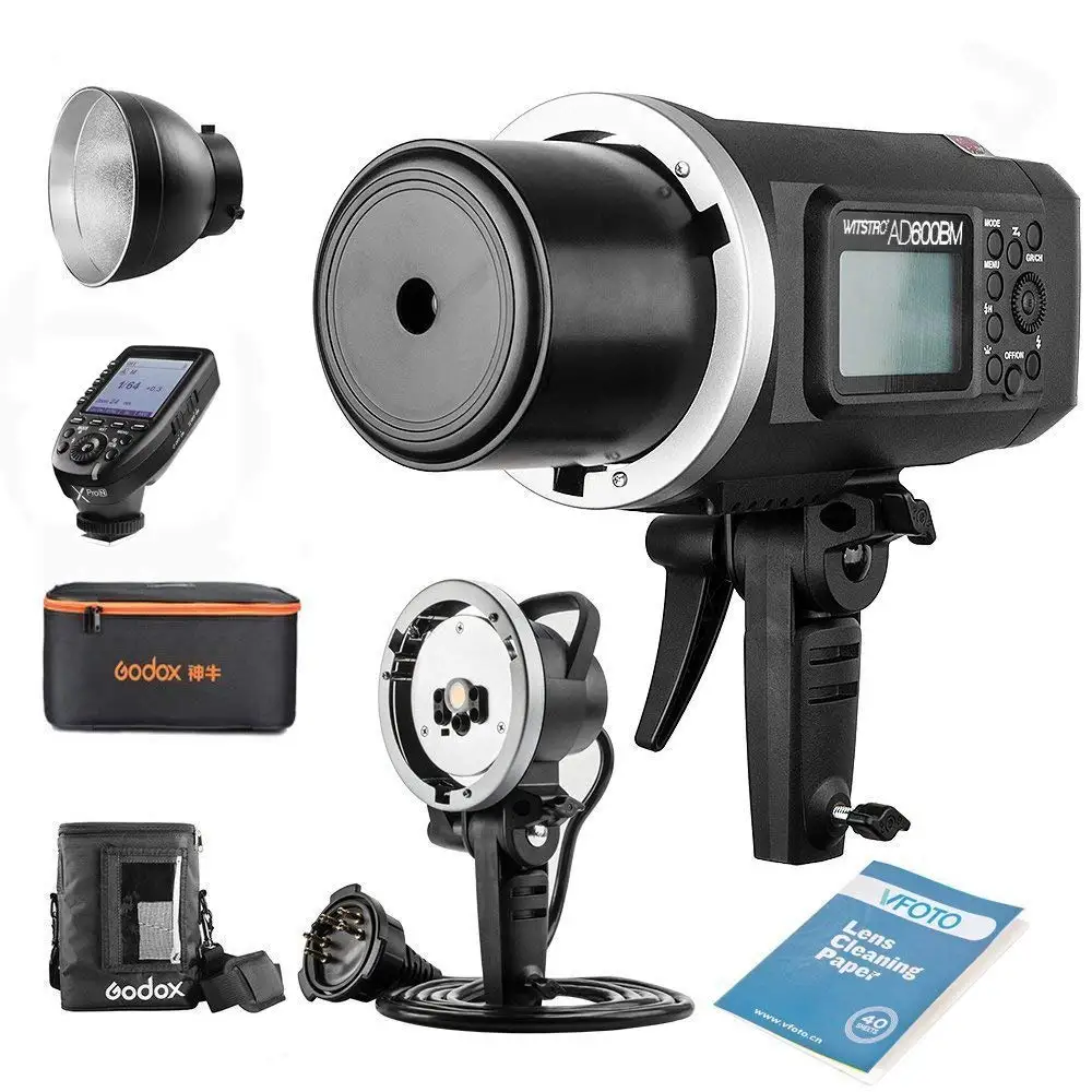 Внешняя вспышка Godox AD600BM 600Ws GN87 1/8000 HSS Bowens с беспроводным триггером для