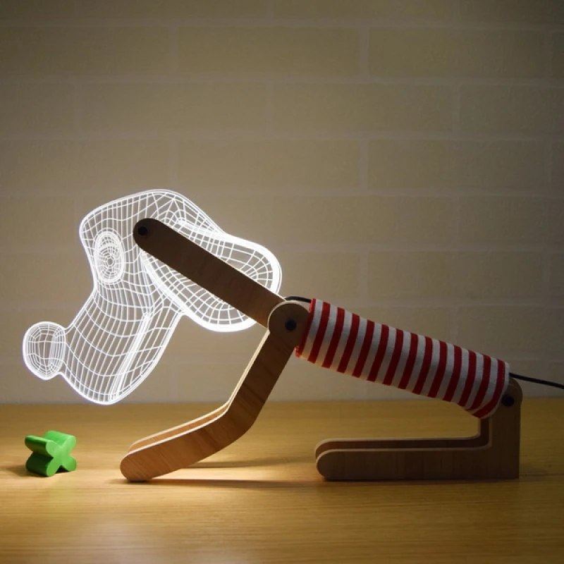 

Eletronics 3D Yellow Dog Shape LED Desk Table Light Adjustable Light Source