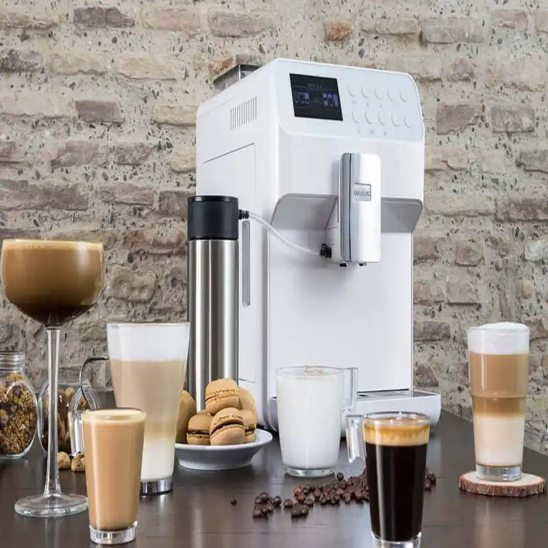 Cecotec Cafetera Superautomatica con Deposito de Leche. Pantalla numérique.  Puissance Matic couverture ccino 7000 de Cecotec | AliExpress