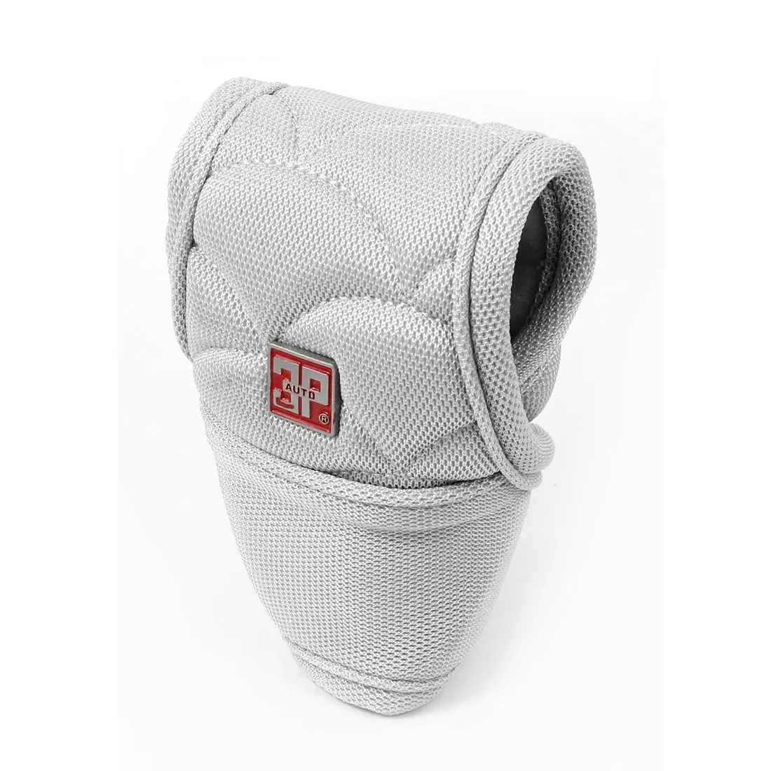 

X Autohaux Gray Nylon Cover Gear Shift Lever Knob Cover Protector Case For Car
