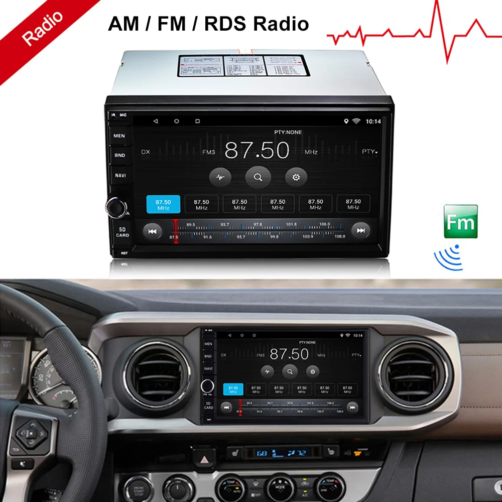 Cheap CT0012 RAM-2G Car Multimedia Player 7-Inch TFT Touch Screen Mirror Link GPS Navigation FM RDS Bluetooth Auto Mp5 Player 4
