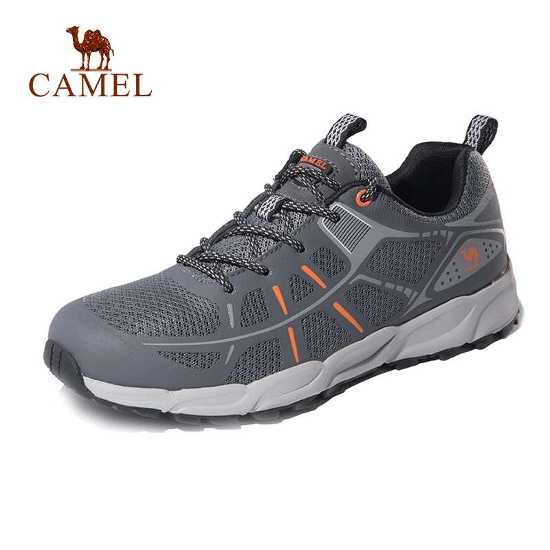 

CAMEL New Men Outdoor Hiking Shoes Durable Mesh Breathable Fashion Training Sneakers Anti-Slip Climbing Trekking Shoes