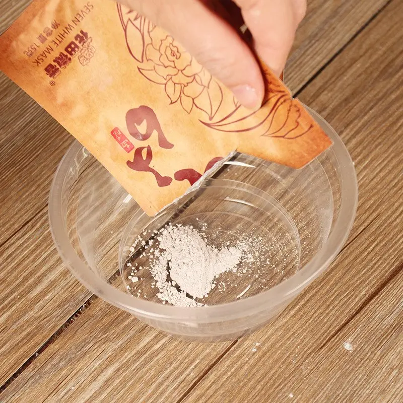 

Herbal Extract Whitening Face Mask Powder Moisturizing Acne Treatment Whitening Cream Chinese Medicine Mask for the Face Care