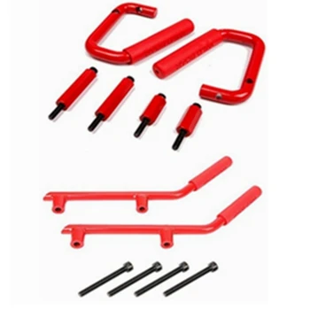 

Matte Front & Rear Grab Handle Bar Kit for 07-18 Jeep Wrangler JK Sahara Sport Rubicon X & Unlimited 4 door
