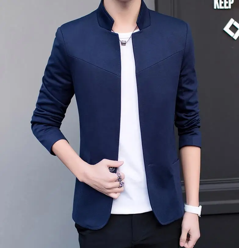 Costume Occasionnel Red Hommes Nouveaux La Est Mode wine Le Blue En gray Et Black Des Automne navy FitÀ dWCoeQxrBE