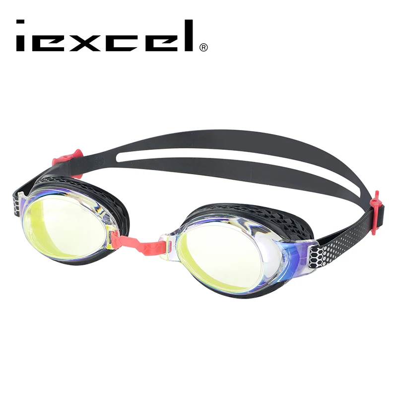 LANE4 iexcel Performance & Fitness Swim Goggle Corrective Lenses, Anti