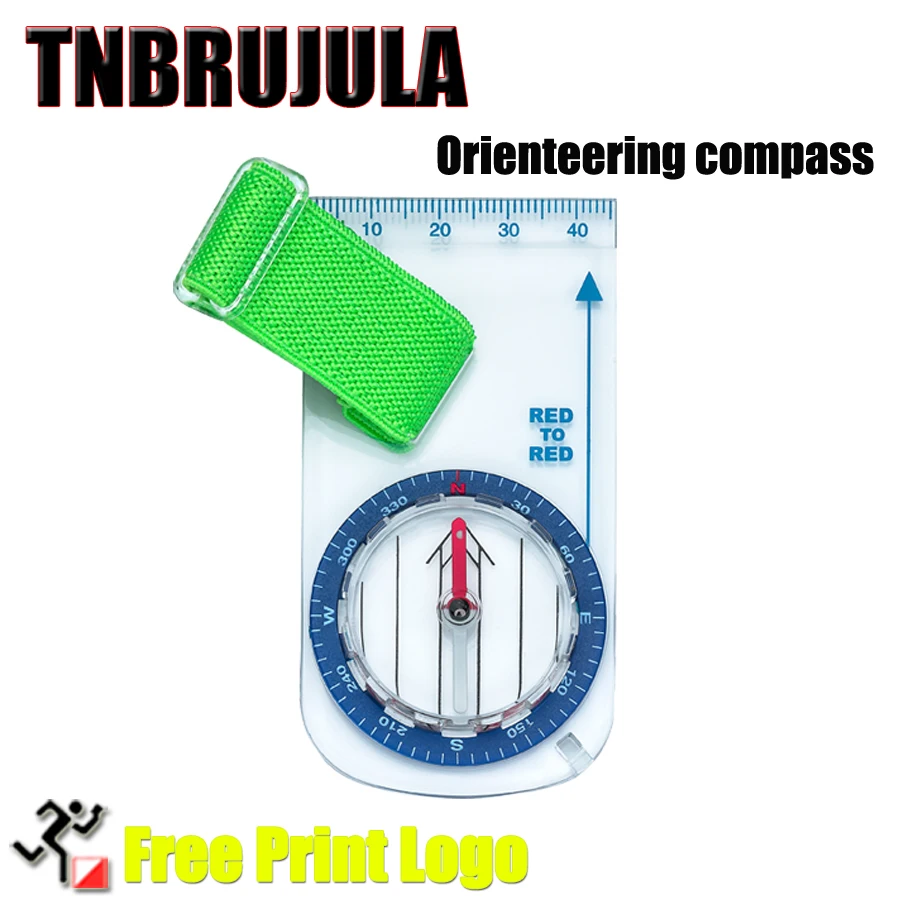 Orienteering compass for the beginner bdirectional Crossing Beginners Compass family treasure hunt activity equipment compass