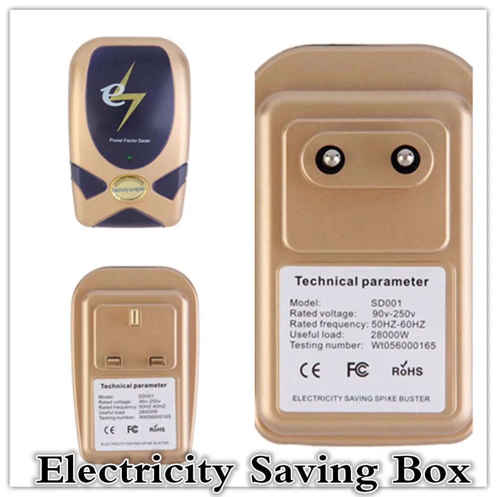 

Power Factor Saver Electricity Saving Energy Saver Box Energy Saver 90V-240V Power Electricity Saving Box ahorrador de corriente
