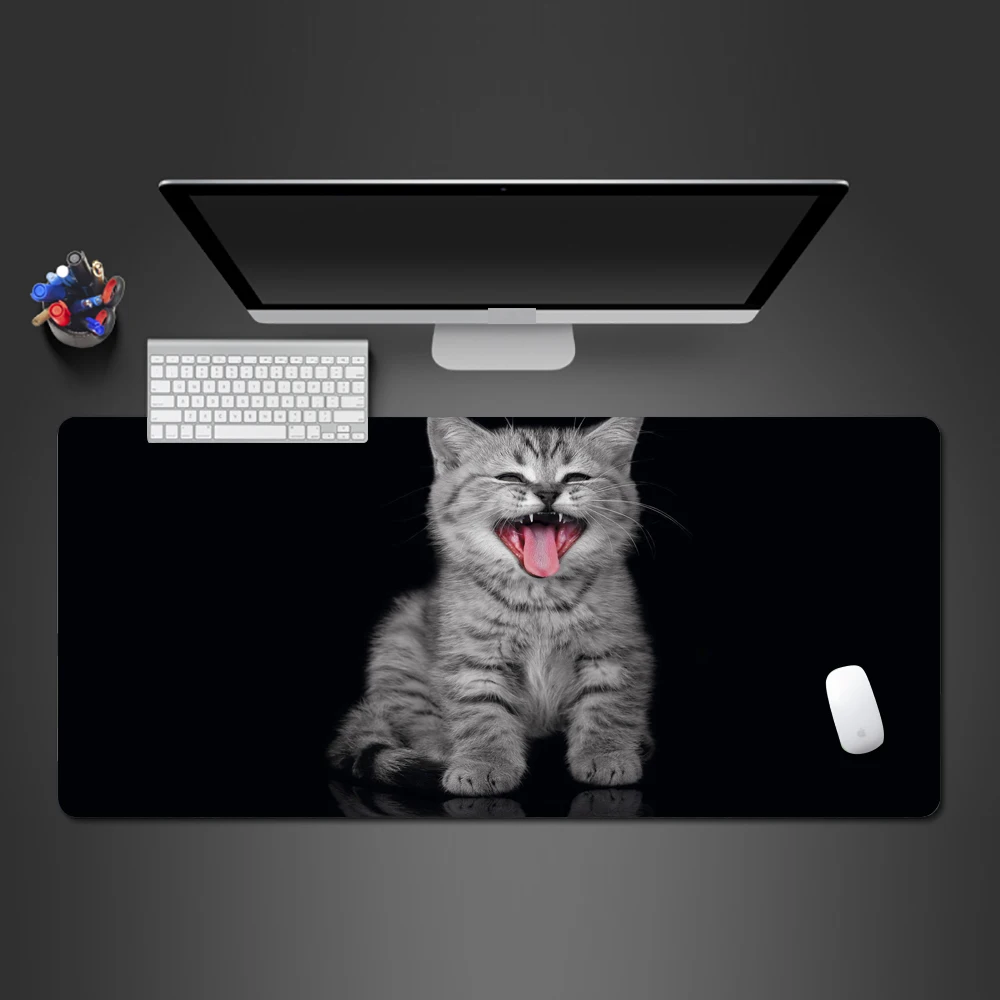 Creative And Cute Grimace Cat Mouse Pad High Quality Large Pad PC