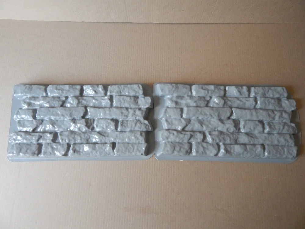 2 шт пластиковые формы для бетона и штукатурки стены каменный цемент плитки "ласточкин хвост" для декоративных стен пластиковые формы Лучшая цена