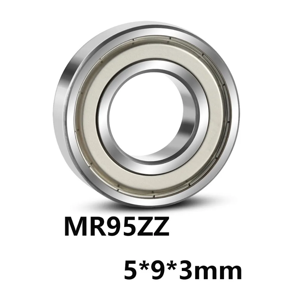 10 шт./лот MR95ZZ подшипник 5*9*3 мм Миниатюрные шарикоподшипники с глубоким желобом