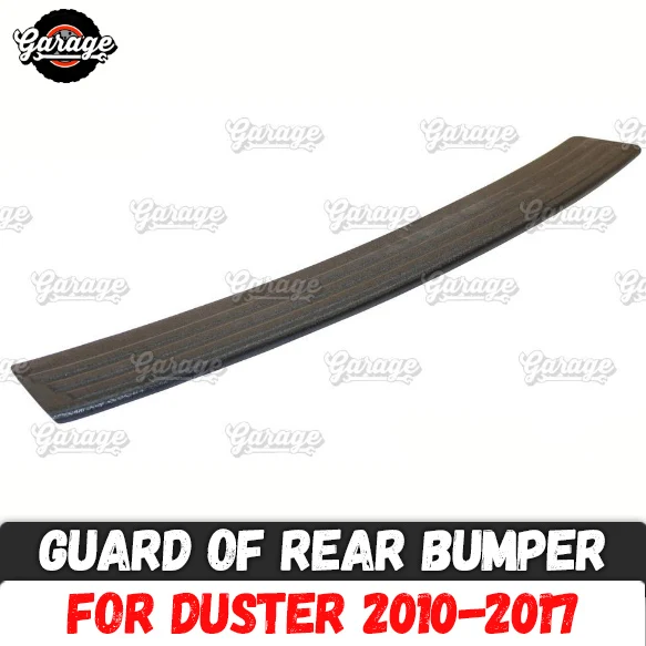 

Guard of rear bumper for Renault / Dacia Duster 2010-2017 ABS plastic accessories protective plate scratches car styling tuning