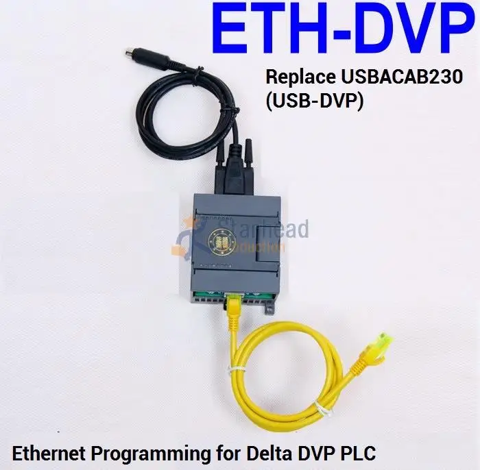Изолированный ETH-DVP PLC программирующий адаптер для Ethernet в Delta DVP замена USB-DVP USBACAB230