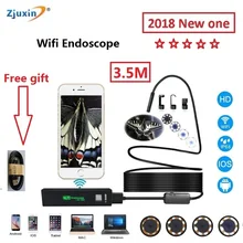 2018 WIFI Endoscope 3.5M New Camera 8mm HD Lens USB Iphone Android endoscope Tablet Wireless Endoscope wifi softwire