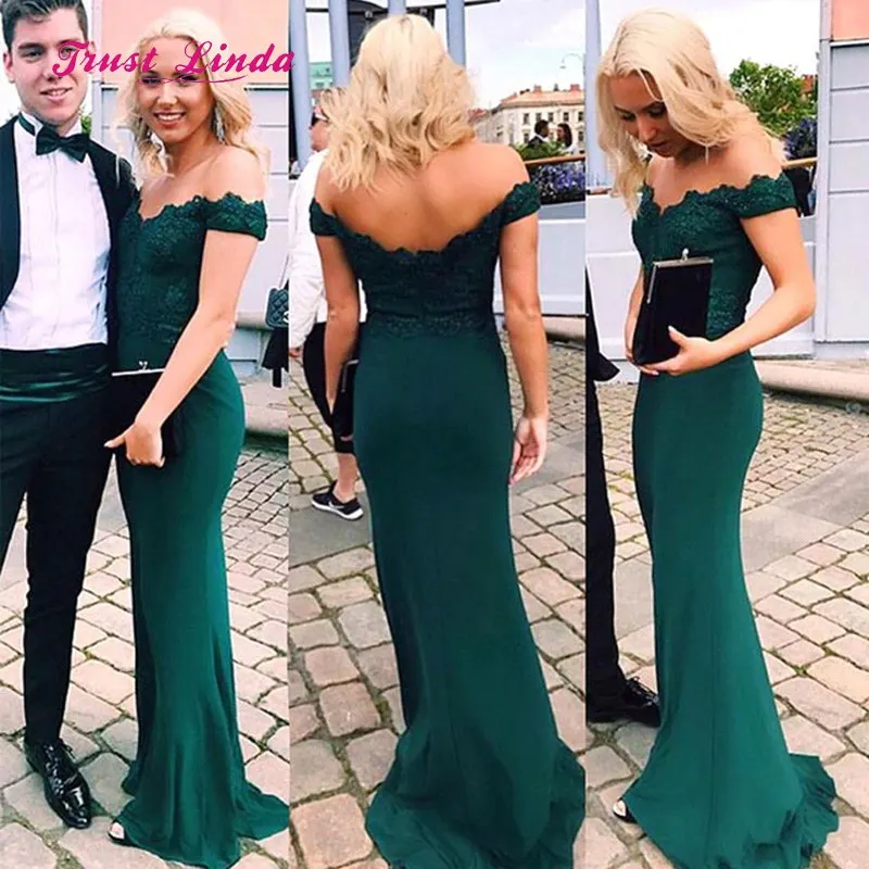 Green Dress Wedding Guest V Neck Off ...