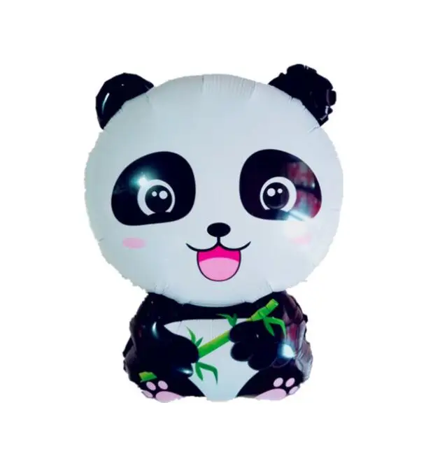 

1PCS 60*40cm Panda Foil Balloon happy birthday Cartoon Animal Balloon baby shower Birthday Party Decor Kids Inflatable Toys