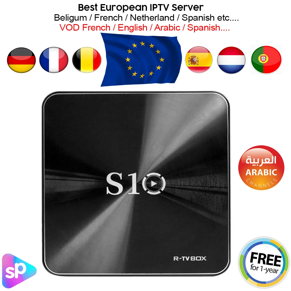 

S10 S912 3G/32G Wifi Bluetooth Europe/Arabic/Turkey etc... StepPlay IPTV Subscription Free Watch With Smart Wireless Remote