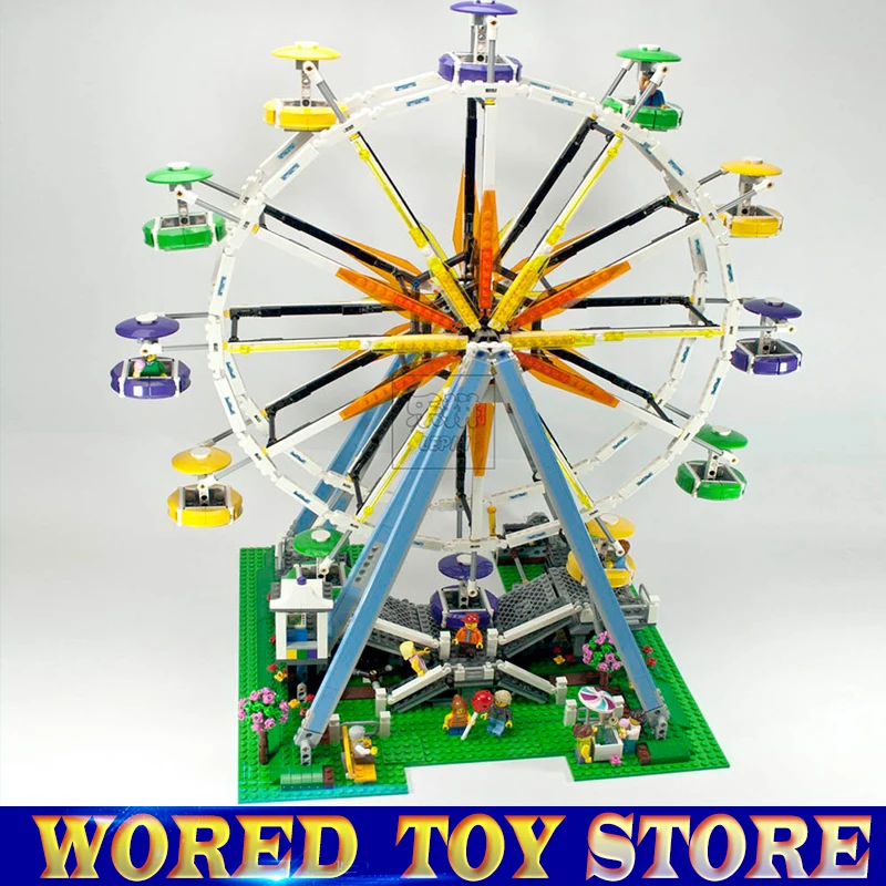 

IN STOCK LEPIN 15012 2518Pcs City Expert Ferris Wheel Model Building Kits Blocks Bricks Toys Compatible with legoed 10247