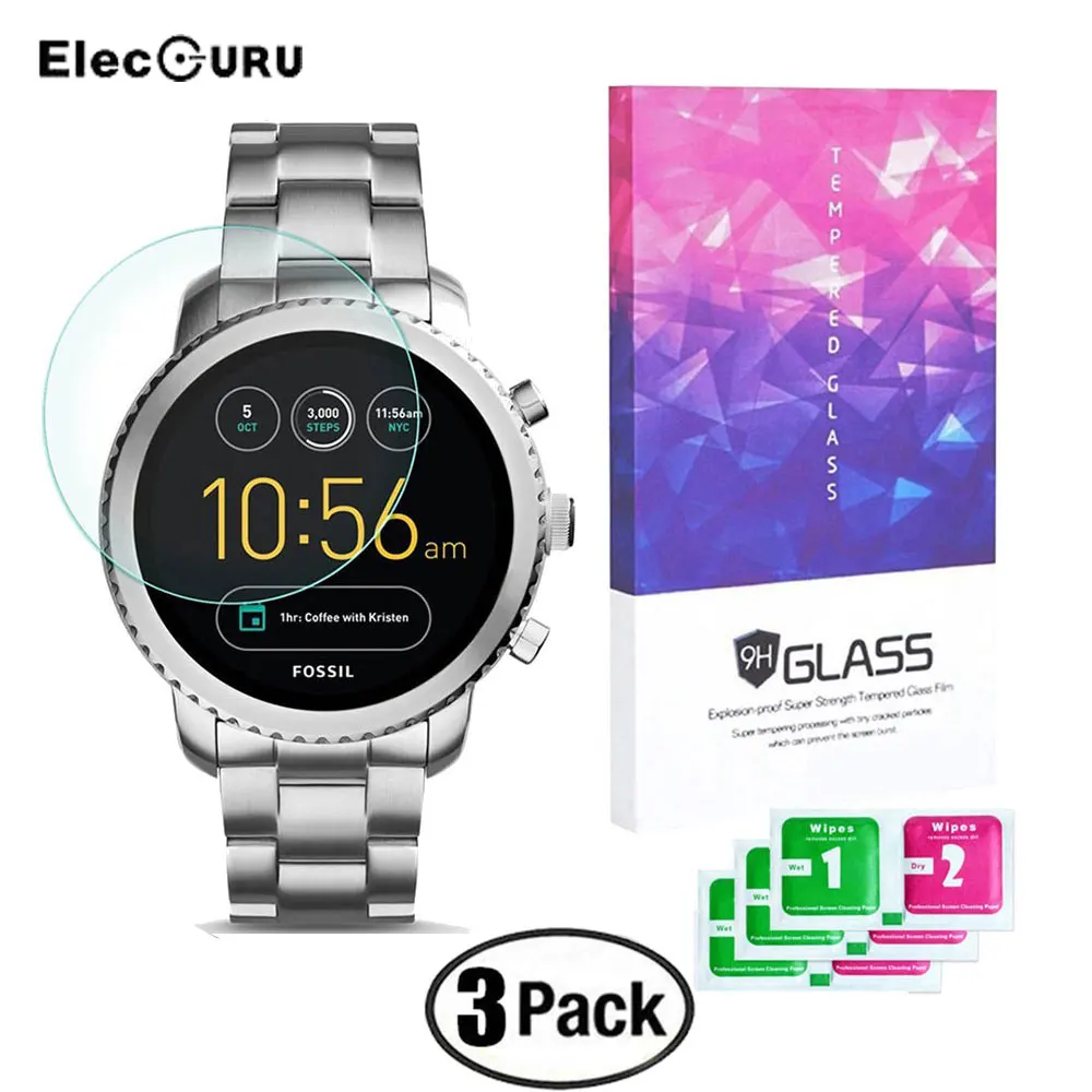 Пленка из закаленного стекла 9H 2.5D для Fossil Q Explorist Gen 3 Премиум Защитная пленка